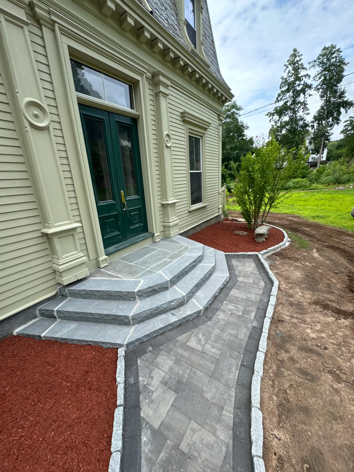 Bluestone Steps — Stone & Scappes, Hartford County CT