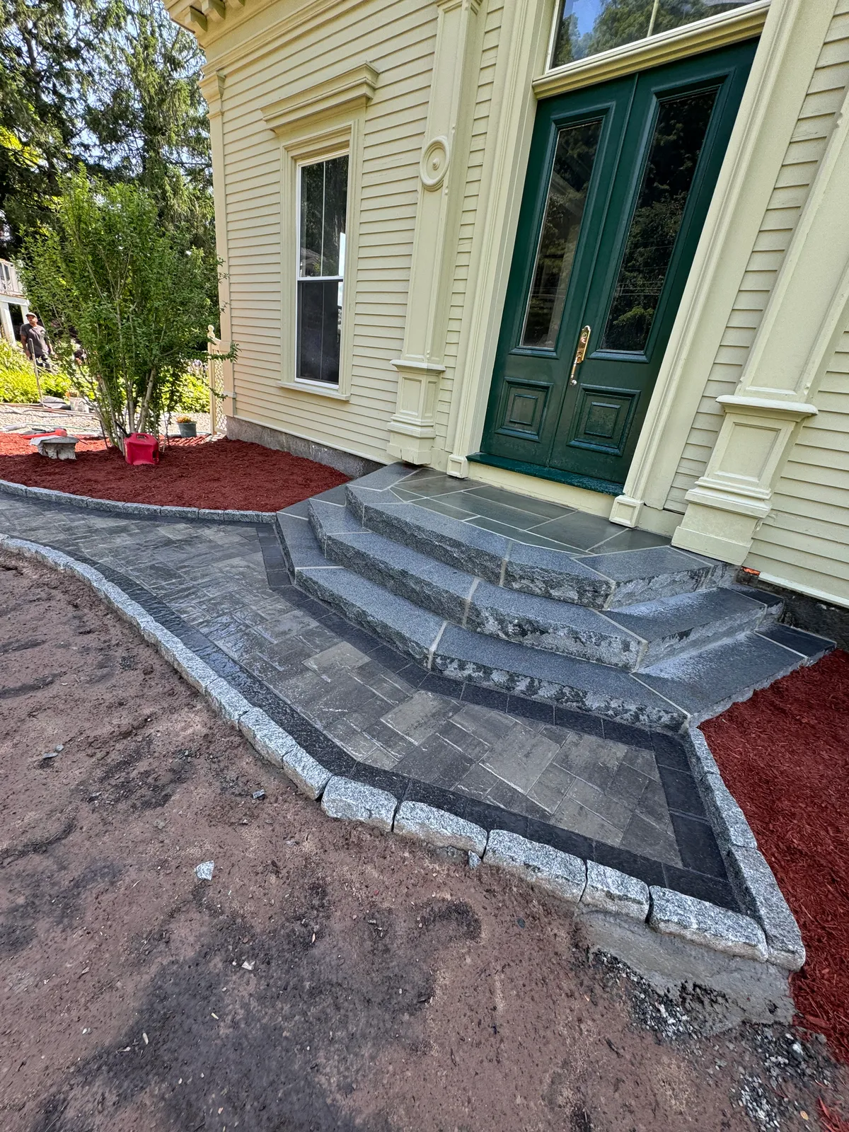 Bluestone Steps — Stone & Scappes, Hartford County CT
