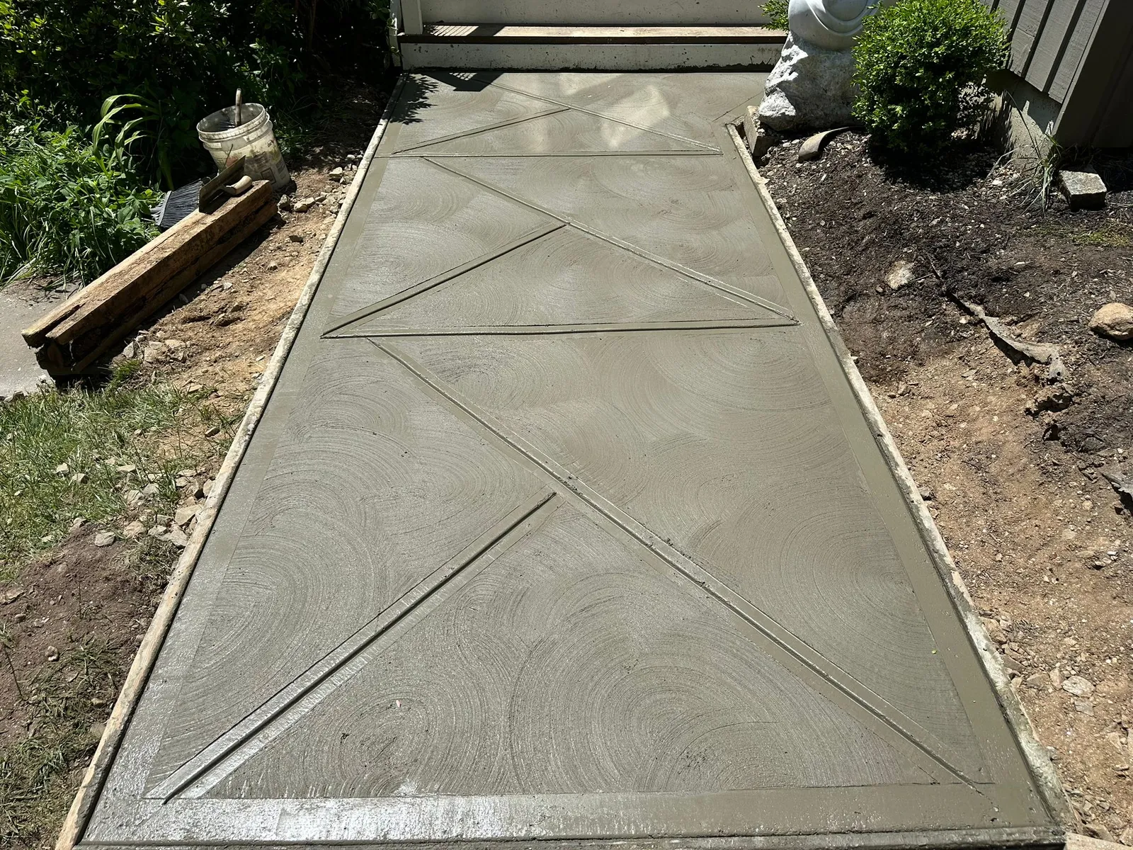 Concrete Wet — Stone & Scappes, Hartford County CT