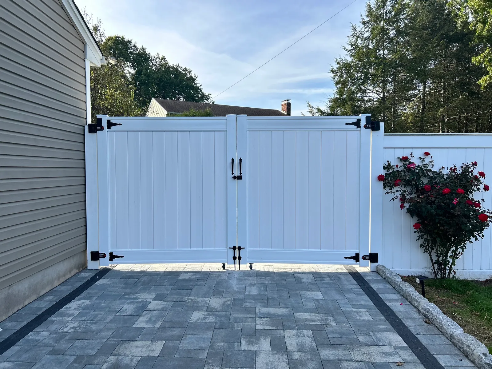 Gate — Stone & Scappes, Hartford County CT