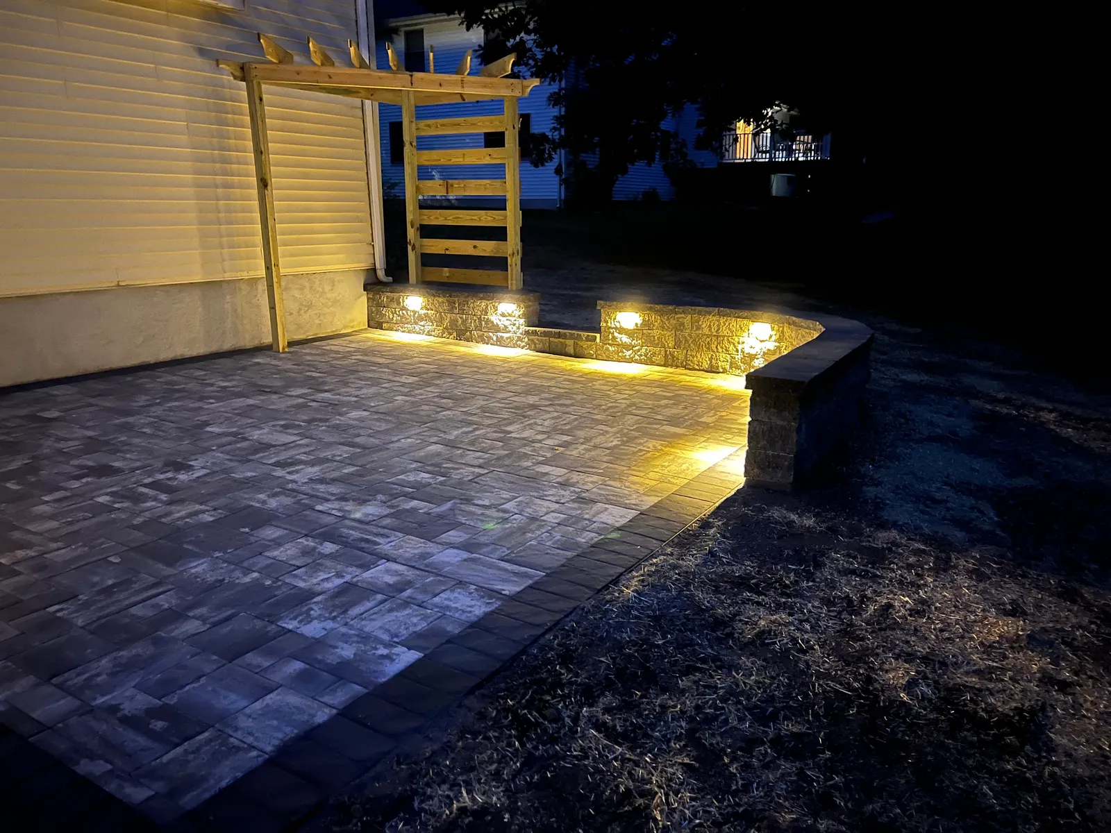 Patio Night Life — Stone & Scappes, Hartford County CT