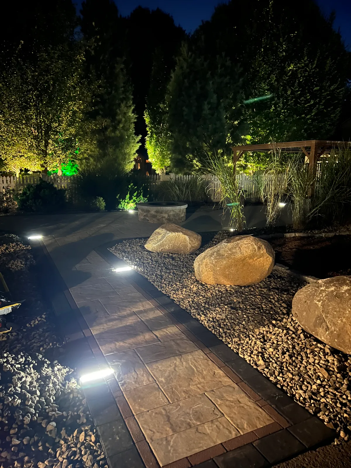 Patio Night Life — Stone & Scappes, Hartford County CT