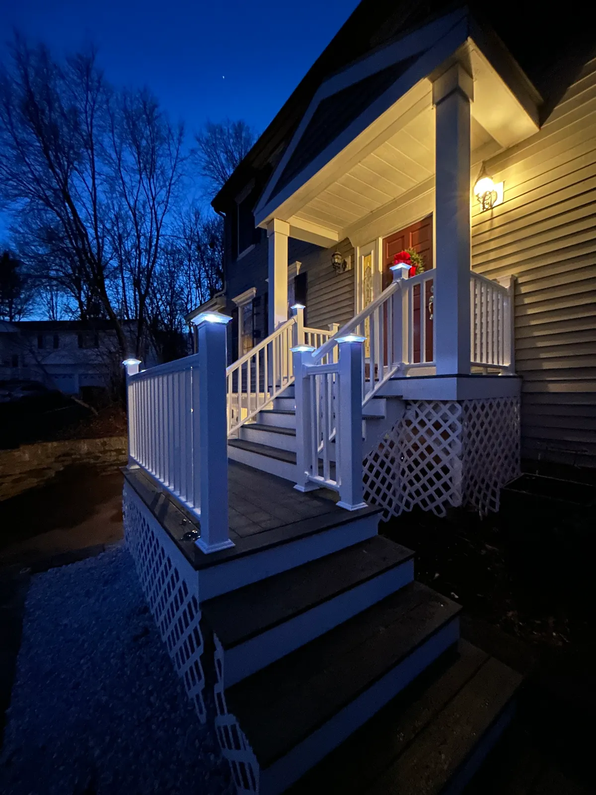 Step Railing — Stone & Scappes, Hartford County CT