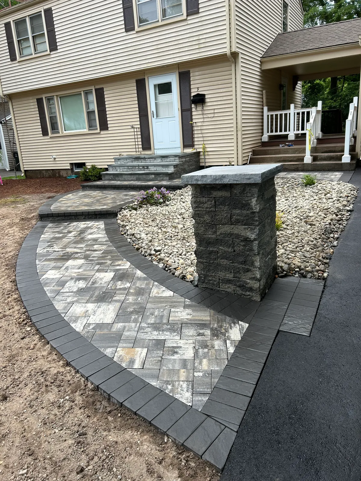Walkway — Stone & Scappes, Hartford County CT